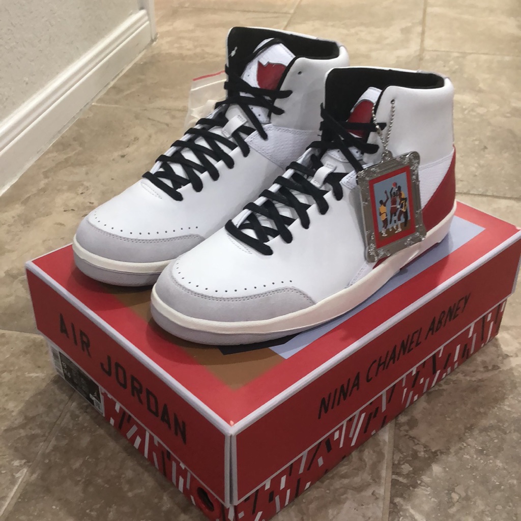 Nina Chanel Abney Air Jordan 2 Retro Se Dq0558-160mens Size 11.5 Womens Size 13